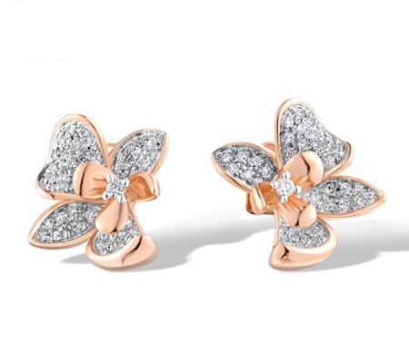 14KRW Earrings Diamond (E319050DIA14KRW)