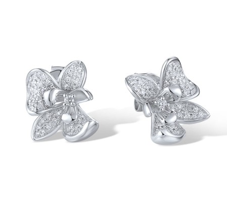 14KW Earrings Diamond (E319050DIA14KW)