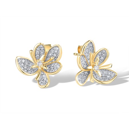 14KYW Earrings Diamond (E319053DIA14KYW)