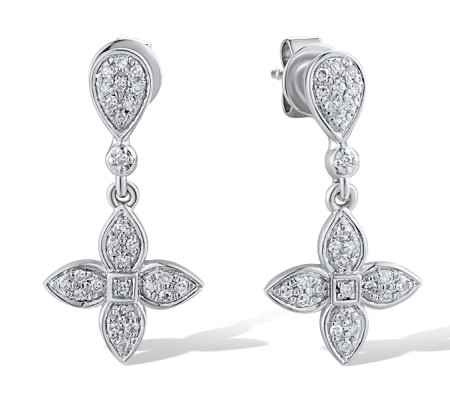 14KW Earrings Diamond (E319083DIA14KW)