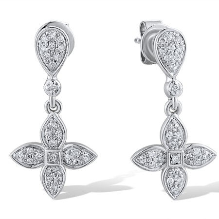 14KW Earrings Diamond (E319083DIA14KW)