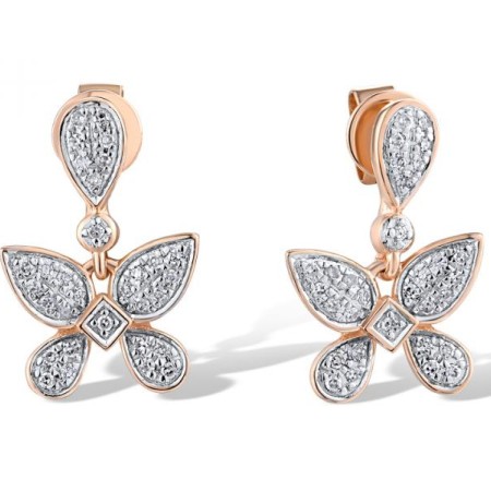 14KRW Earrings Diamond (E319084DIA14KRW)