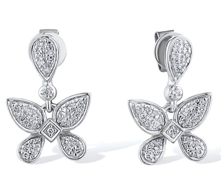 14KW Earrings Diamond (E319084DIA14KW)