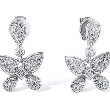 14KW Earrings Diamond (E319084DIA14KW)