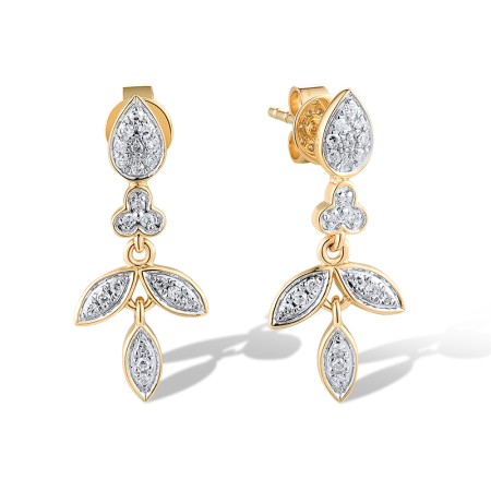 14KYW Earrings Diamond (E319085DIA14KYW)