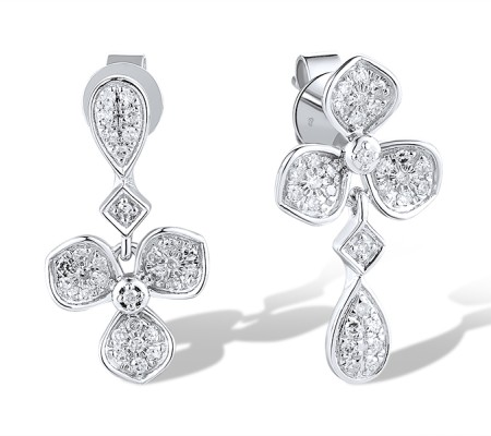 14KW Earrings Diamond (E319086DIA14KW)