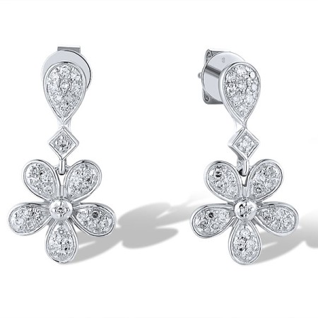 14KW Earrings Diamond (E319087DIA14KW)
