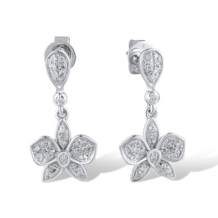 14KW Earrings Diamond (E319088DIA14KW)