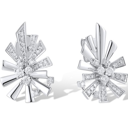 14KW Earrings Diamond (E319090DIA14KW)
