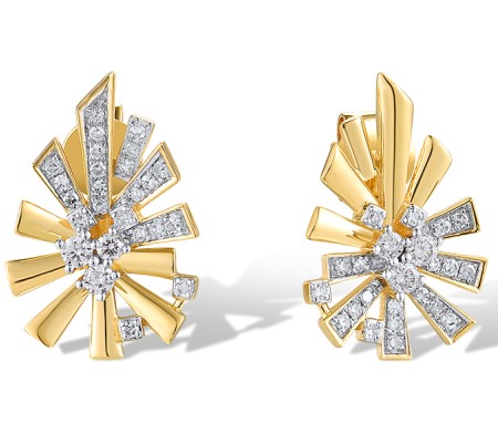 14KYW Earrings Diamond (E319090DIA14KYW)