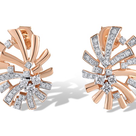 14KRW Earrings Diamond (E319091DIA14KRW)