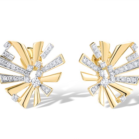 14KYW Earrings Diamond (E319092DIA14KYW)
