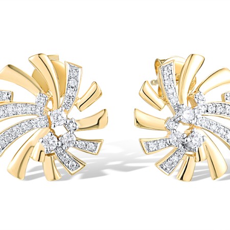 14KYW Earrings Diamond (E319093DIA14KYW)