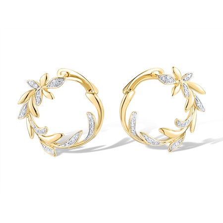 14KYW Earrings Diamond (E319095DIA14KYW)