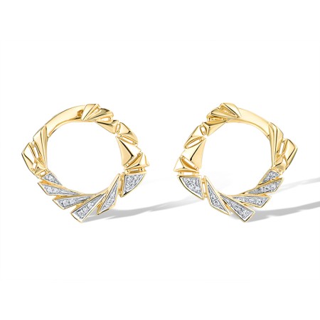 14KYW Earrings Diamond (E319096DIA14KYW)