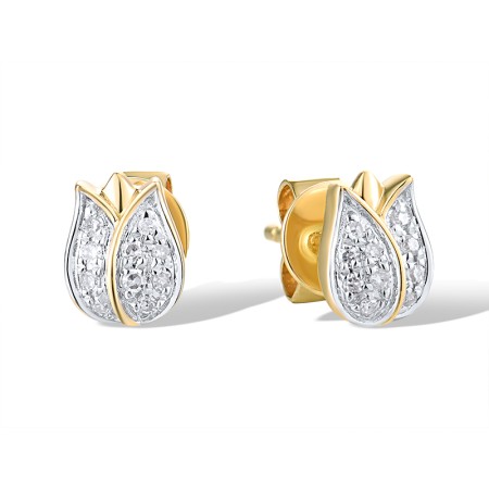  14KYW Earrings Diamond (E319104DIA14KYW)