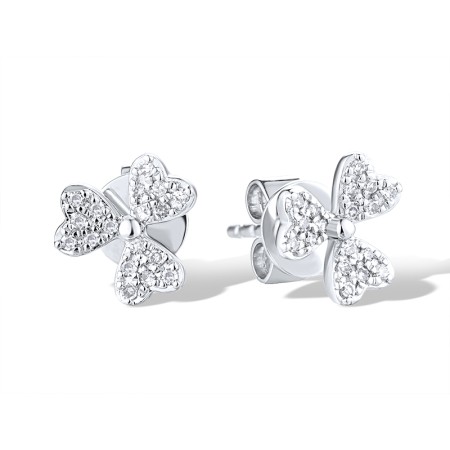 14KW Earrings Diamond (E319105DIA14KW)