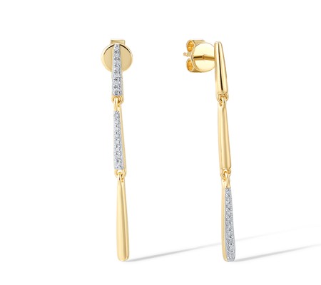 14KYW Earrings Diamond (E319106DIA14KYW)