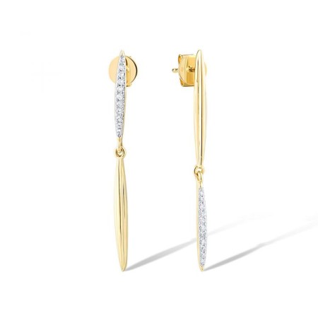 14KYW Earrings Diamond (E319108DIA14KYW)