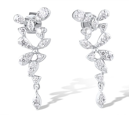 14KW Earrings Diamond (E319151DIA14KW)