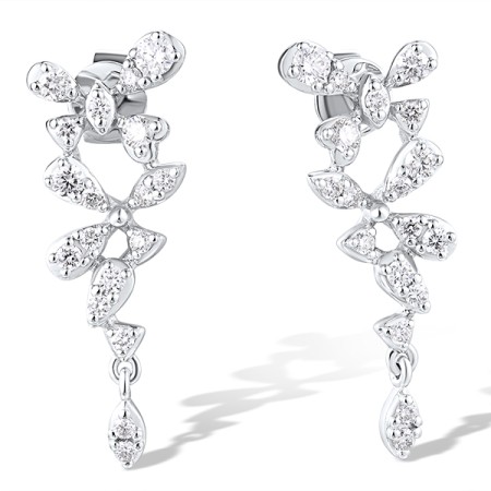 14KW Earrings Diamond (E319151DIA14KW)