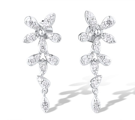 14KW Earrings Diamond (E319152DIA14KW)