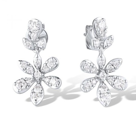 14KW Earrings Diamond (E319153DIA14KW)