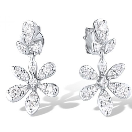 14KW Earrings Diamond (E319153DIA14KW)