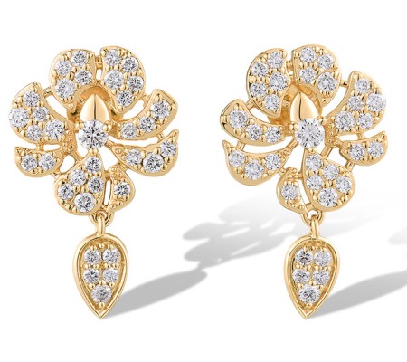 14KY Earrings Diamond (E319156DIA14KY)