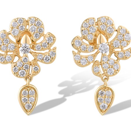 14KY Earrings Diamond (E319156DIA14KY)