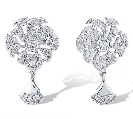 14KW Earrings Diamond (E319157DIA14KW)