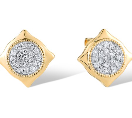 14KYW Earrings Diamond (E319176DIA14KYW)