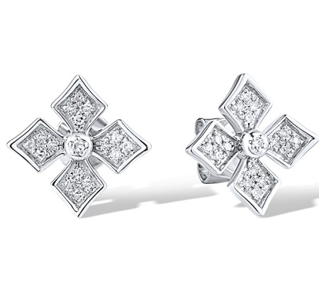14KW Earrings Diamond (E319178DIA14KW)