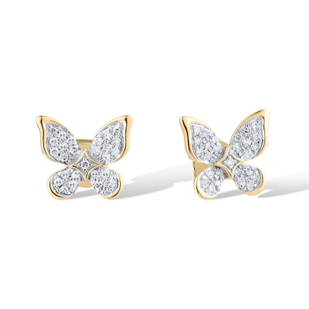 14KYW Earrings Diamond (E319180DIA14KYW)