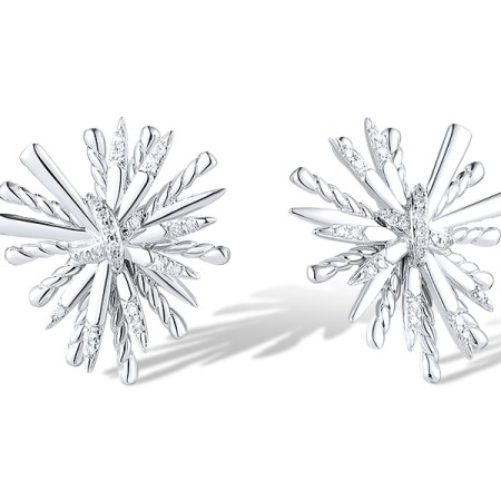 14KW Earrings Diamond (E319211DIA14KW)