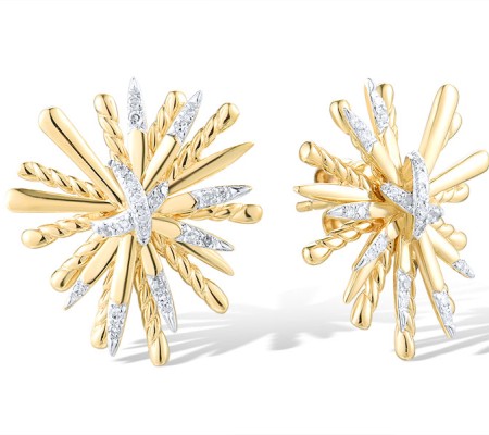 14KYW Earrings Diamond (E319211DIA14KYW)