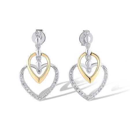 14TT Earrings Diamond (E319263DIA14TT)