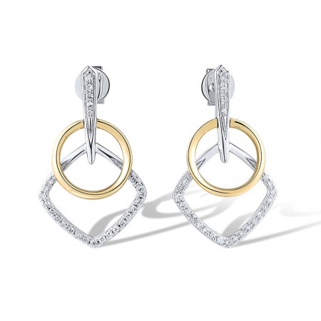 14TT Earrings Diamond (E319264DIA14TT)