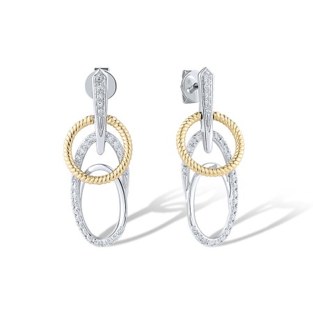 14TT Earrings Diamond (E319265DIA14TT)