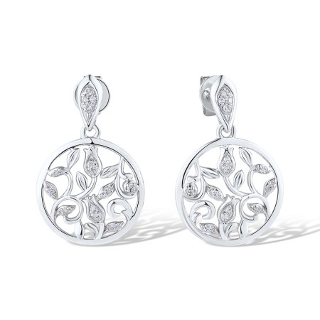 14KW Earrings Diamond (E319268DIA14KW)