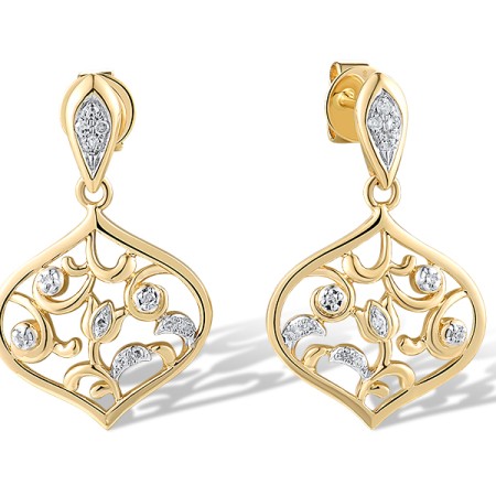 14KYW Earrings Diamond (E319270DIA14KYW)