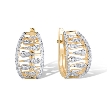 14KYW Earrings Diamond (E319301DIA14KYW)