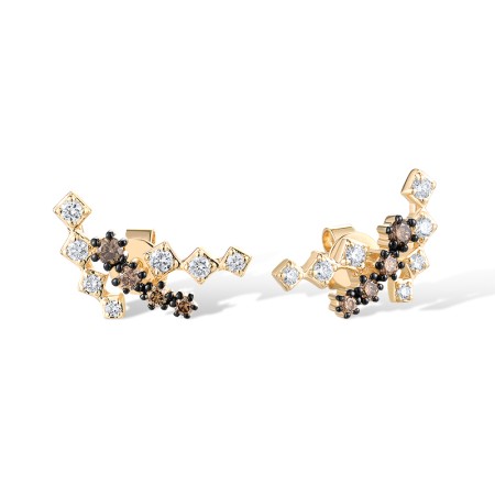 14KYB Earrings Brown Diamond,Diamond (E319319BRW14KYB)