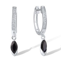 14KW Earrings Blue Sapphire,Diamond (E319332SAP14KW)