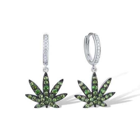 14KWB Earrings Diamond,Green Garnet (E319357GNG14KWB)