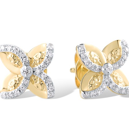 14KYW Earrings Diamond (E319404DIA14KYW)