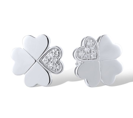 14KW Earrings Diamond (E319407DIA14KW)