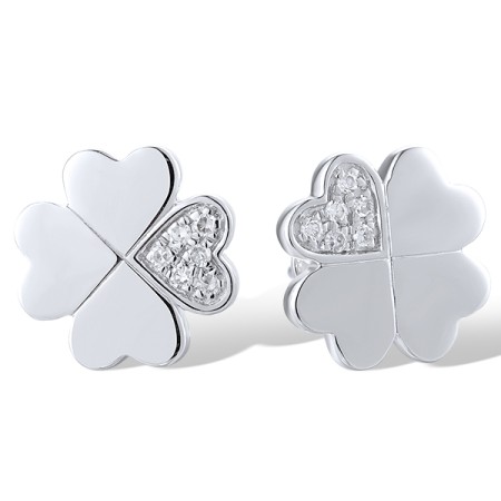 14KW Earrings Diamond (E319407DIA14KW)