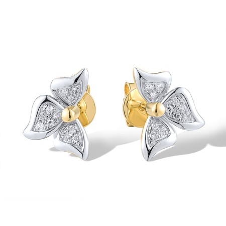 14KYW Earrings Diamond (E319427DIA14KYW)