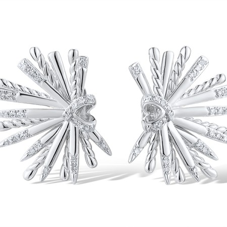14KW Earrings Diamond (E319445DIA14KW)